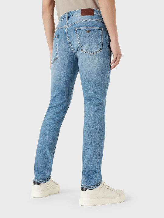 Emporio Armani Men's Jeans Pants in Slim Fit Blue