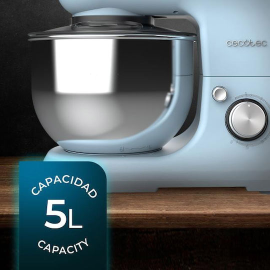 Cecotec Cecomixer Merengue Stand Mixer 1200W with Stainless Mixing Bowl 5lt