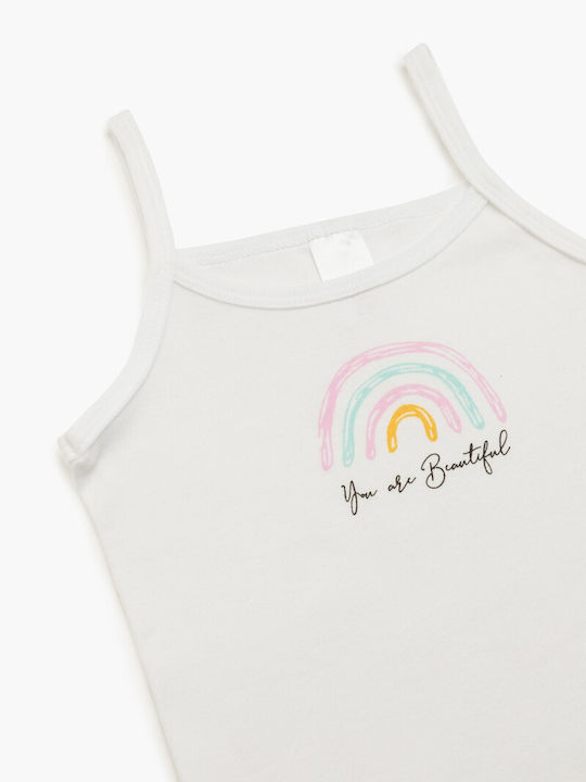 Minerva Kids Tank Top White 1pcs