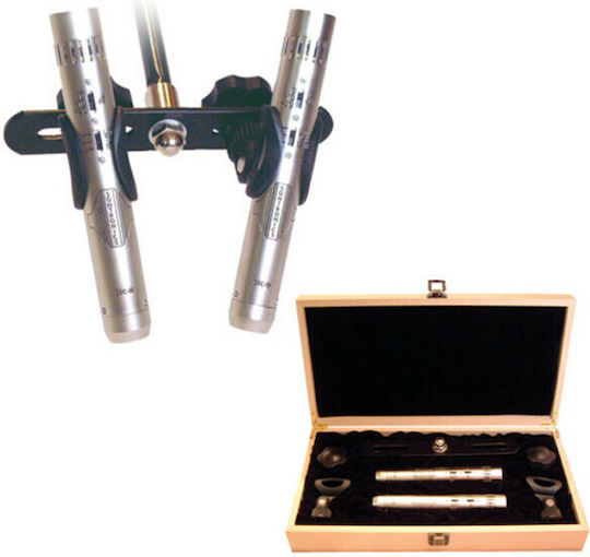 Sontronics STC 1S Condenser (Small Diaphragm) Microphone XLR Shock Mounted for Vocals in Silver Color
