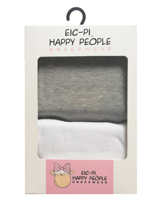 Happy People Παιδικό Σετ με Φανελάκια Γκρι Happy People Παιδικό Σετ με Φανελάκια Γκρι