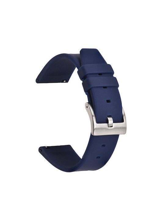 Gummi-Armband Blau 22mm