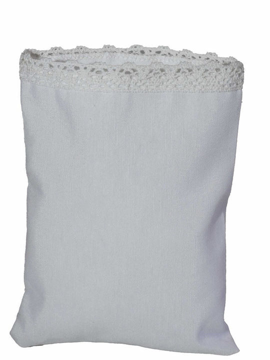 Set Neseser Basic În Culoare Albă 14cm