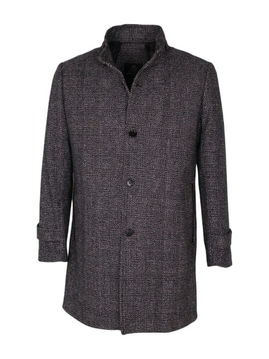 Endeson Fashion Men's Coat Dark grey