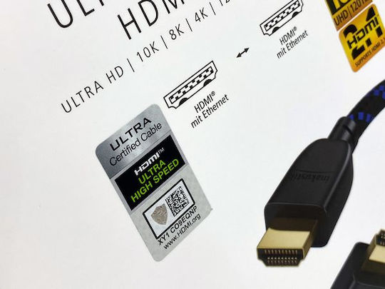 Inakustik HDMI 2.1 Cable HDMI male - HDMI male 2m Gold