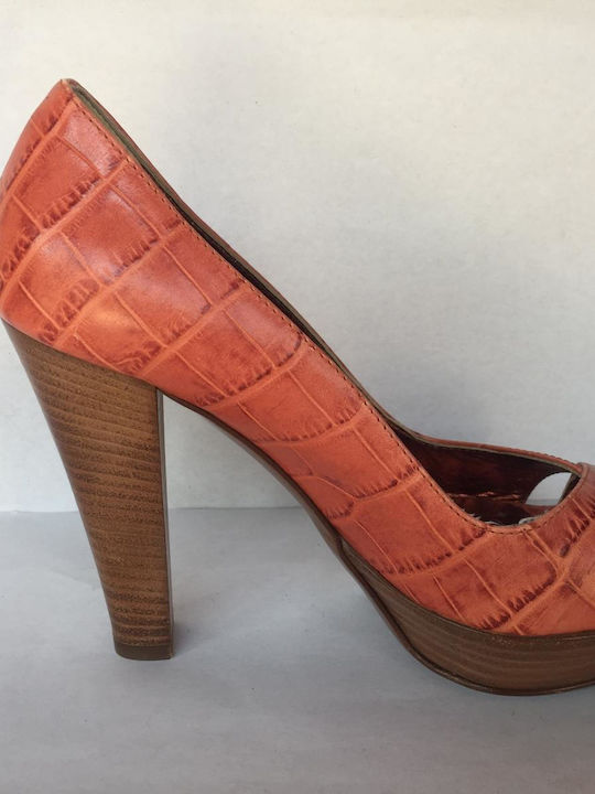 Sandalen Orange