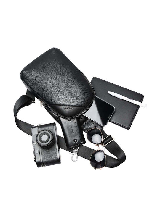 Leather Men's Briefcase Black