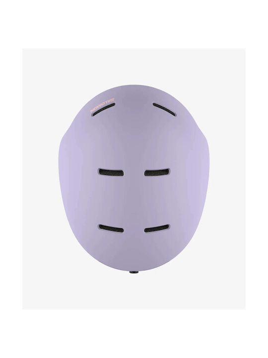 Salomon Kids Helmet for Ski & Snowboard Purple