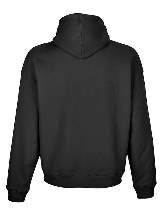 Young It Herren Sweatshirt mit Kapuze Black.