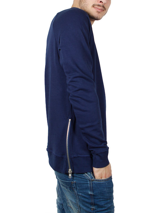 Sublevel Men's Sweatshirt Dark Blue