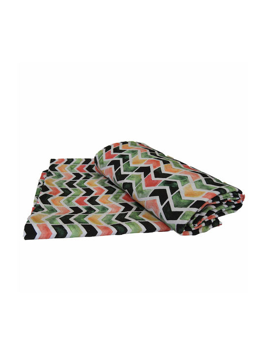 Decocraft Direction Three-Seater Sofa Throw 180x270cm Green