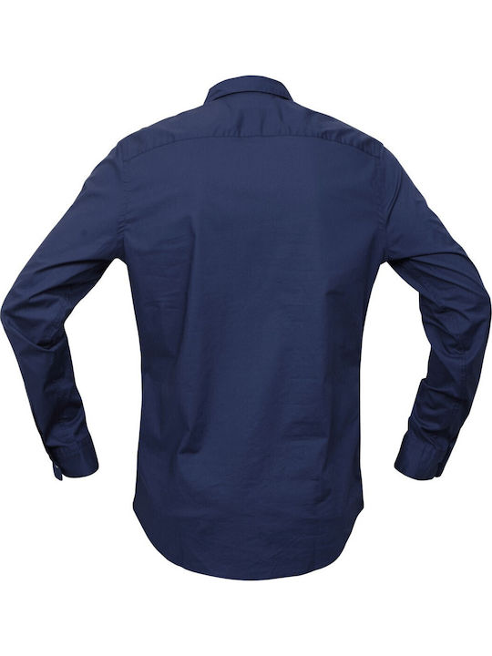 Scotch & Soda Essential Πουκάμισο Σκούρο Μπλε