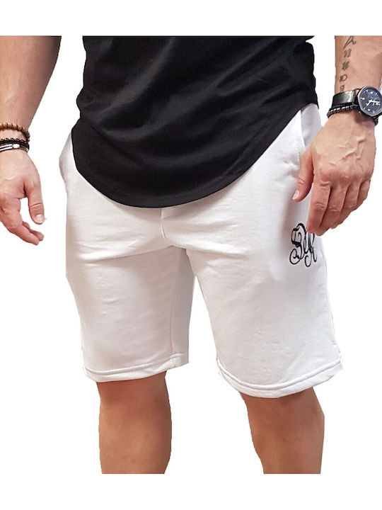 Senior Men's Athletic Shorts White