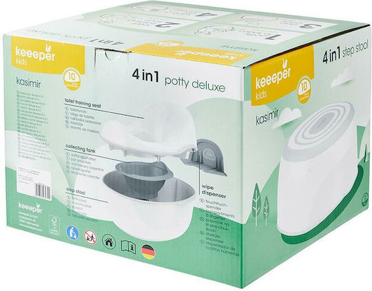 Keeeper Klassisches Töpfchen Weiß bis 25kg