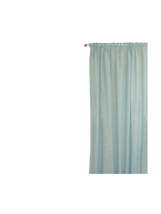 Decocraft Vorhang mit Bleistiftfalten Türkis 140x270cm