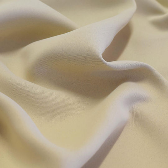 Decocraft Blackout Curtain with Pencil Pleat Beige 140x270cm
