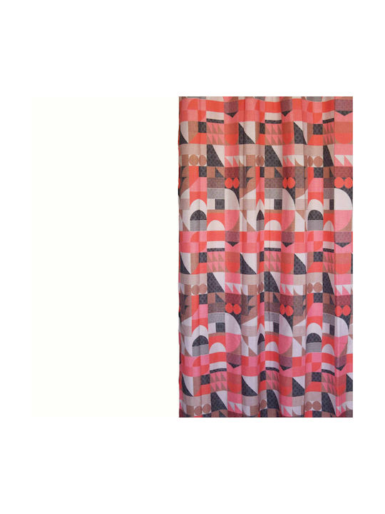 Decocraft Perdea Cu Coafură Frame Roșie 140x270cm