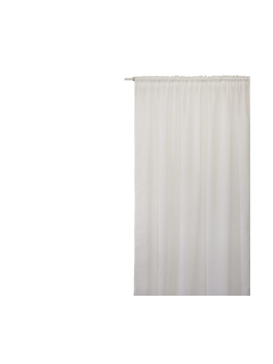 Decocraft Curtain with Pencil Pleat Doll White 140x270cm