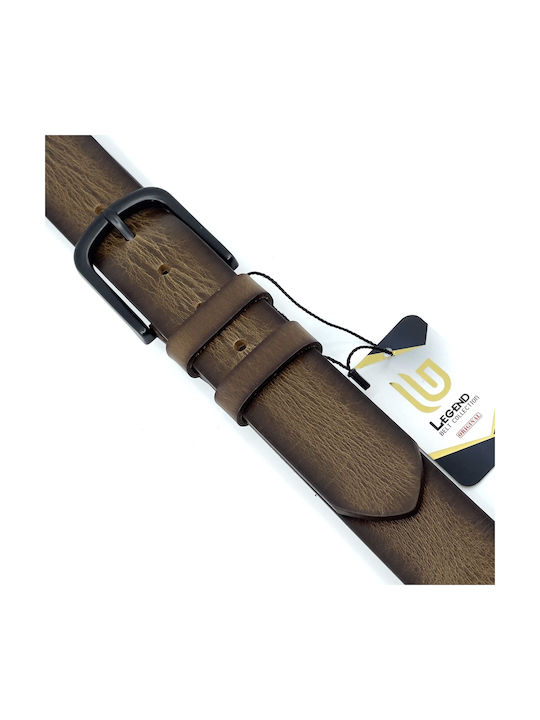 Legend Accessories LEGEND Ανδρική Ζώνη Δερμάτινη Saddle Brown
