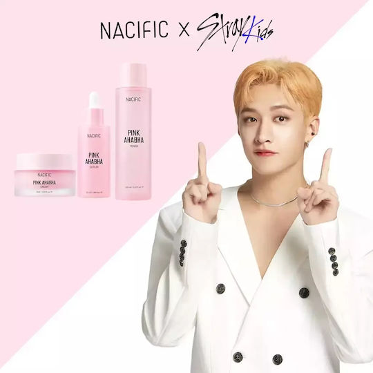 Nacific Pink Ahabha Moisturizing Serum Face with Hyaluronic Acid & Salicylic Acid for Radiance & Revitalization 50ml
