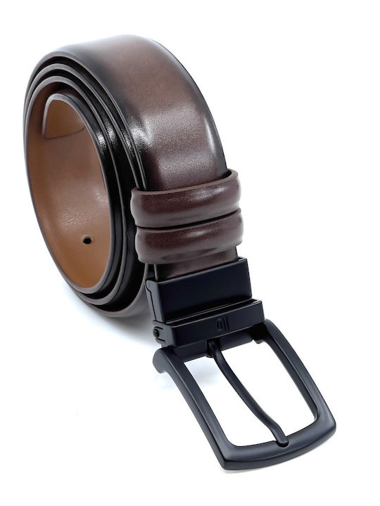 LGD-2007 Men's Belt Leather Brown