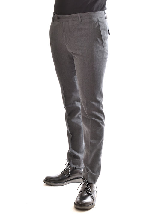 Bizzaro Men's Trousers Suit Charcoal