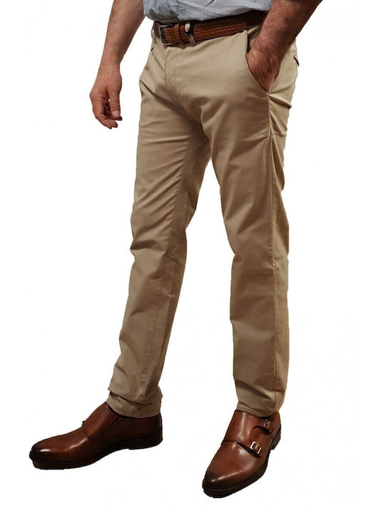 Trousers Elastic Beige