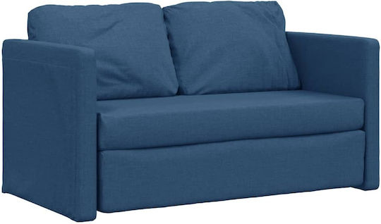Doppelsitzer Sofa Bett Blau 112x174x55cm