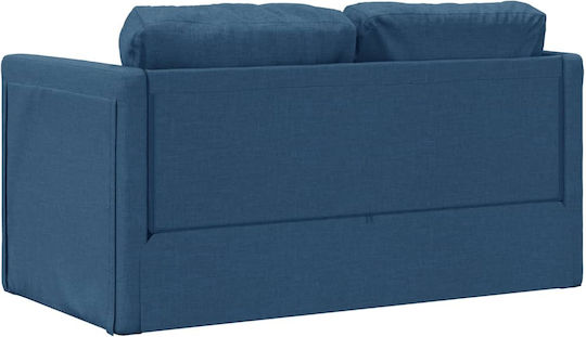 Doppelsitzer Sofa Bett Blau 112x174x55cm