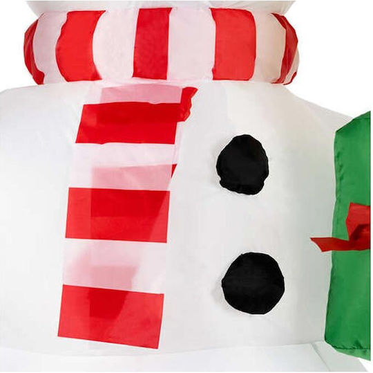 Illuminated Christmas Plastic Figure Snowman 155x155x155cm Ruhhy