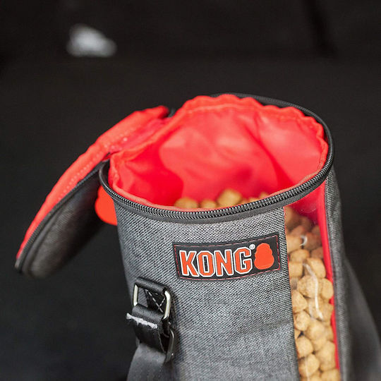 Kong Поилка / Хранилка за Куче & Котка 2.6lt 24см в Черен Цвят