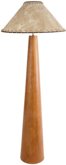 GloboStar Maspalomas Floor Lamp H145xW55cm. with Socket for Bulb E27 Beige
