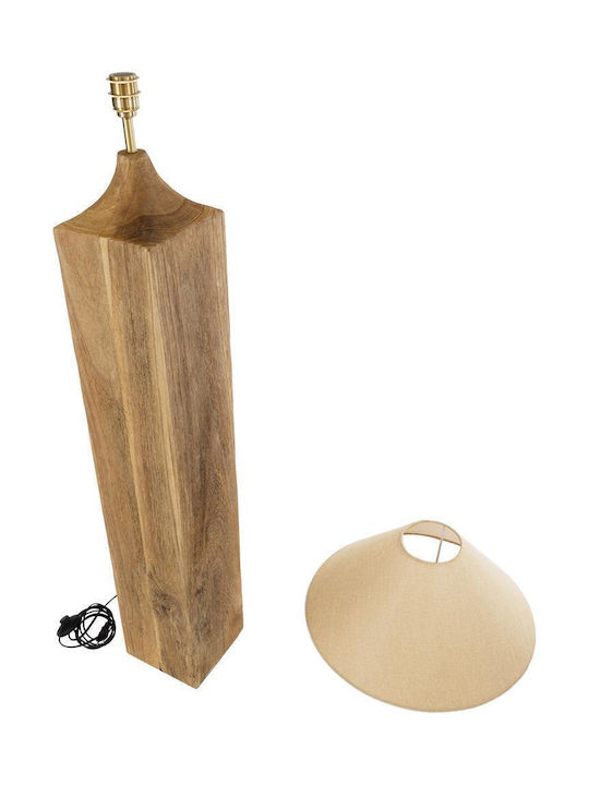 GloboStar Lafrontera Floor Lamp H140xW55cm. with Socket for Bulb E27 Beige