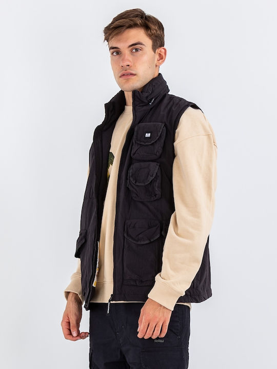 Αμάνικο Μπουφάν Puffer Black