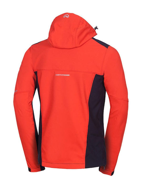 Geci Barbati Softshell Waterproof și cu protecție împotriva vântului Culoare Full Face Roșu