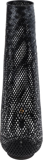 GloboStar Mamizu Stehleuchte H93xB28cm. mit Fassung für Lampe E27 Schwarz