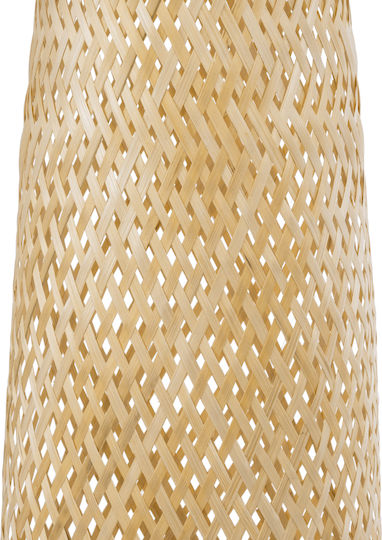 GloboStar Mamizu Floor Lamp H93xW28cm. with Socket for Bulb E27 Beige