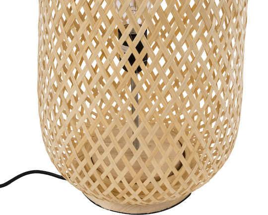 GloboStar Mamizu Floor Lamp H93xW28cm. with Socket for Bulb E27 Beige