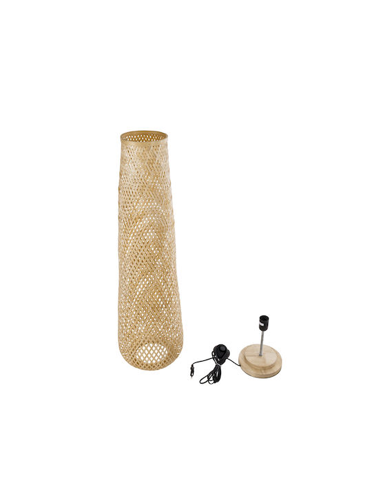 GloboStar Mamizu Floor Lamp H93xW28cm. with Socket for Bulb E27 Beige