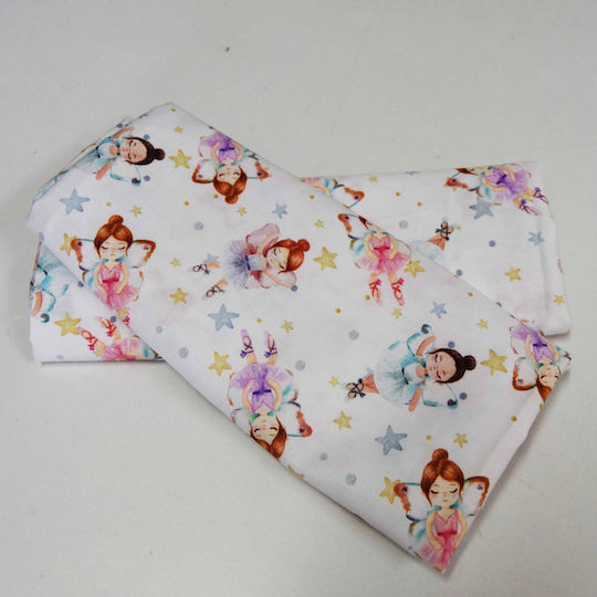 Decocraft Set Baby Bettlaken Für Wiege Baumwolle Rosa 70x110cm 2Stück