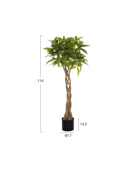 HomeMarkt Artificial Plant in Pot Green 116cm 1pcs