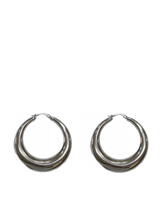 Tatu Moyo Earrings Hoops made of Steel Tatu Moyo Earrings Hoops made of Steel