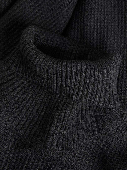 Jones Men's Blouse Turtleneck BLACK