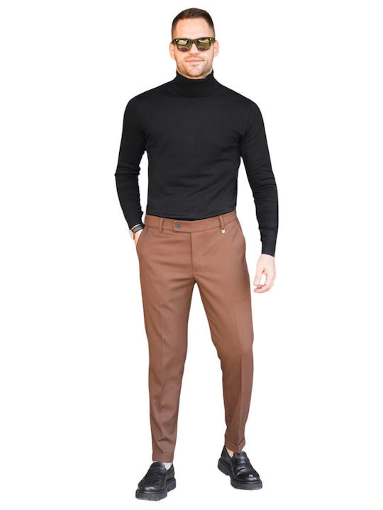 Vittorio Artist Diverso Men's Trousers coffee