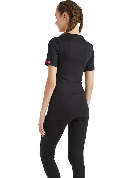 Blackspade Herren Thermo Kurzarmshirt Schwarz