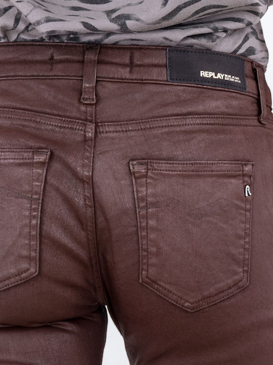 Damen Stoff Capri Hose in Schlanker Passform ''''''