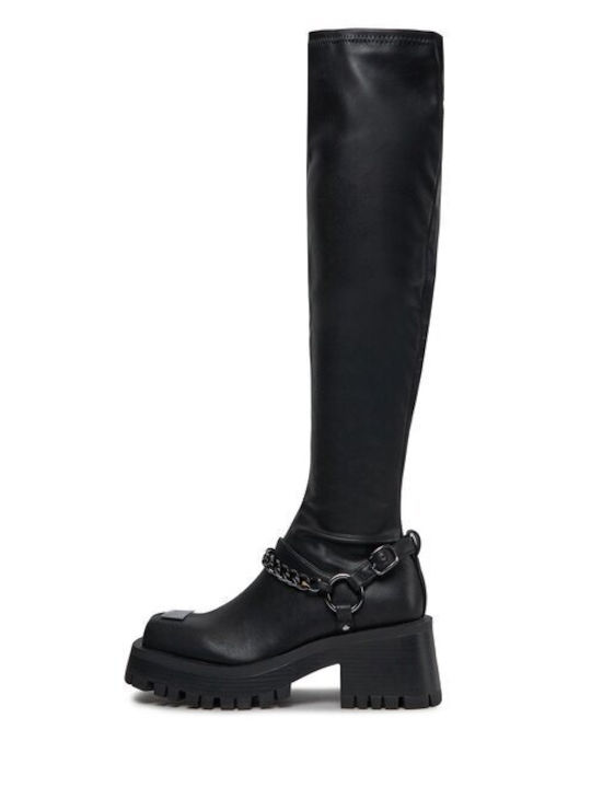 Steve Madden Cizme dama Peste genunchi Negre SM19000046-001