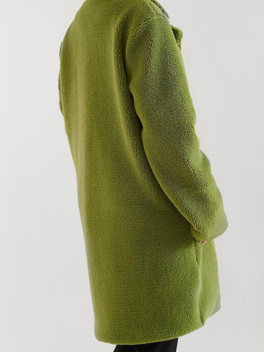 DOT Women's Midi Coat Green