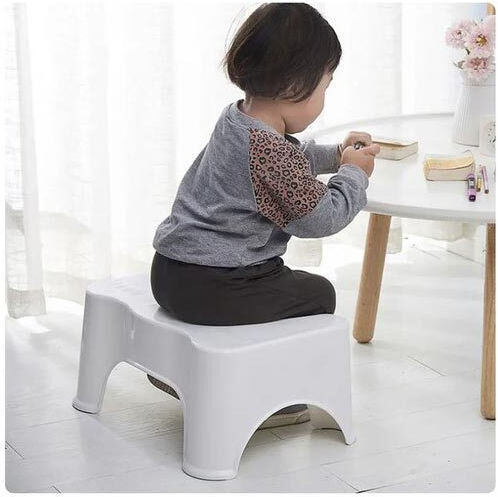 Ruhhy Single Kids Step Stool White