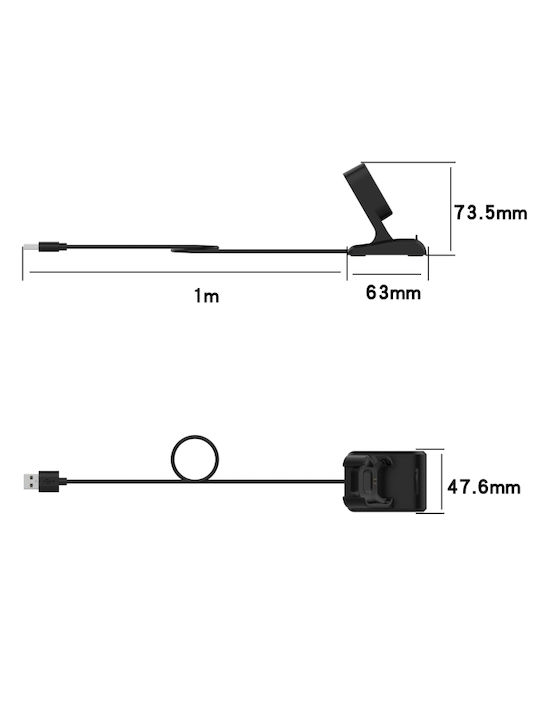 Xiaomi Φορτιστής για Apple Watch Μαύρος